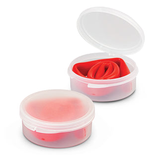 Agogo Silicone Straw with Case (Red)