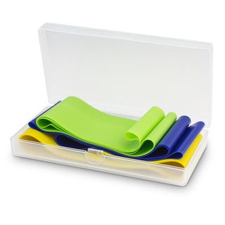 Current Resistance Exercise Bands (Green) — Open Case