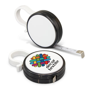 Agogo Clip Measuring Tape (White/Black)