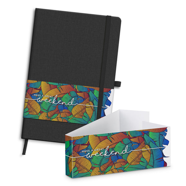 Linen Columbus Notebook (Black)