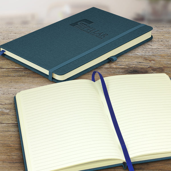 Linen Columbus Notebook (Black)