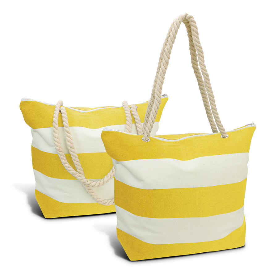 Harbour Bali Tote Bag (White/Yellow)