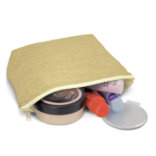 Merino Ava Cosmetic Bag (Natural) — Internal