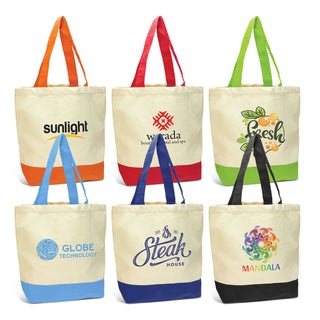 Canvas Sedona Canvas Tote Bag (Orange/Natural)