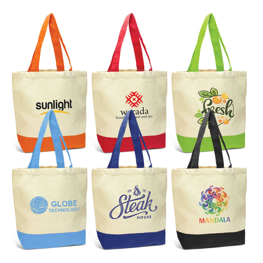 Canvas Sedona Canvas Tote Bag (Orange/Natural)