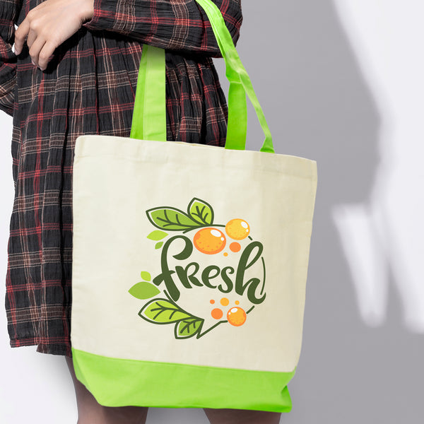 Canvas Sedona Canvas Tote Bag (Orange/Natural)