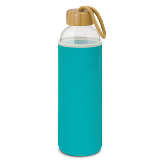 Agogo Eden Glass Bottle - Neoprene Sleeve (Light Blue)