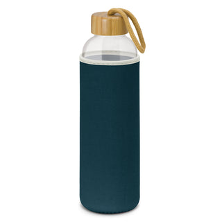 Agogo Eden Glass Bottle - Neoprene Sleeve (Navy)