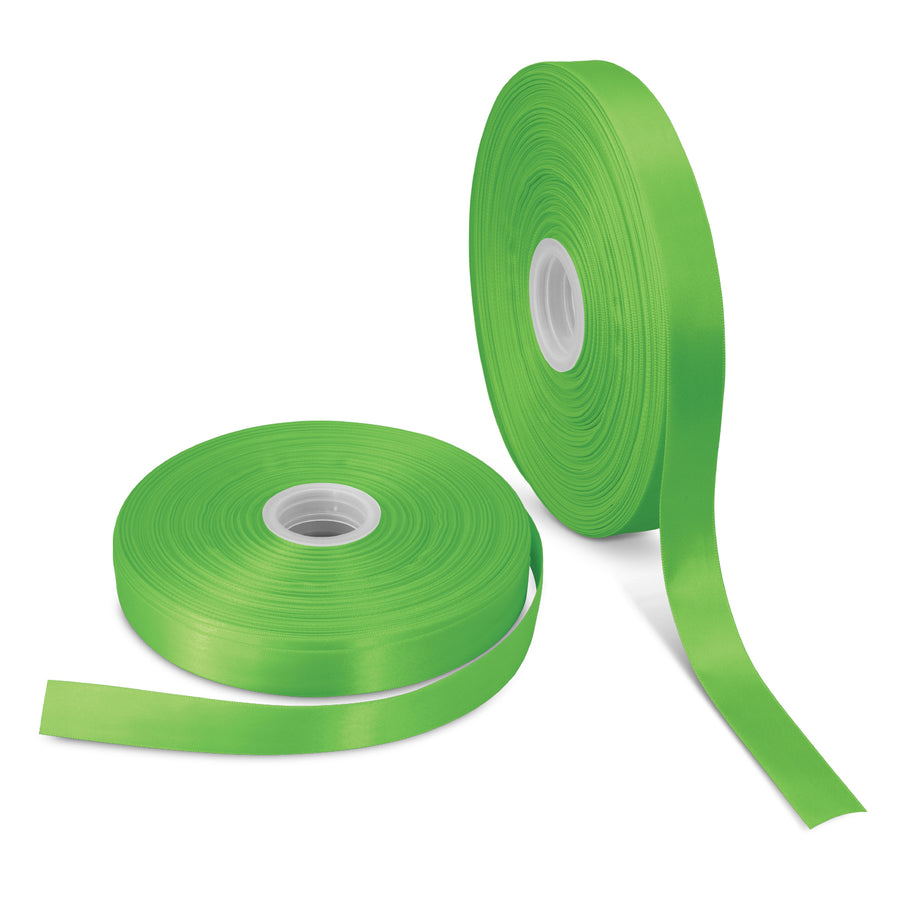 Weave Personalised Ribbon 25mm (Bright Green)