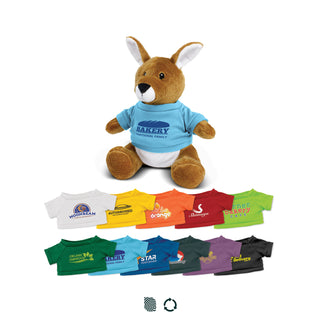 Outback Kangaroo Plush Toy (T-Shirt: White) — Impact Aware