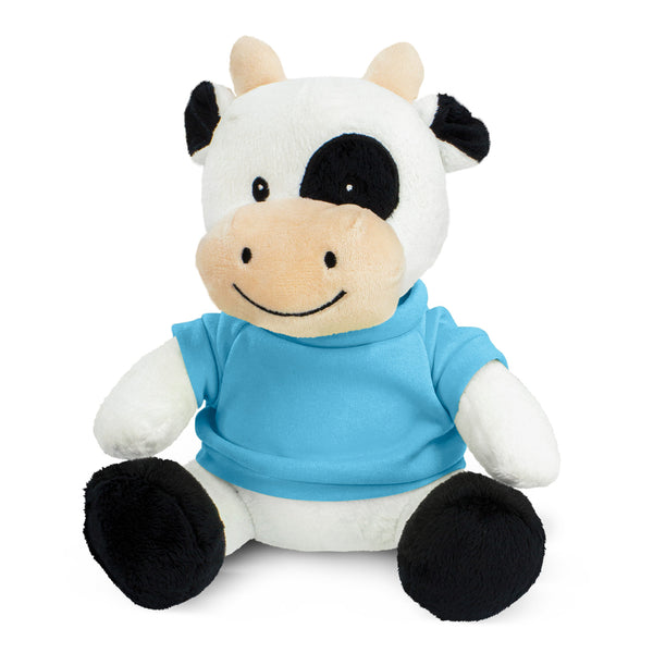 Meadow Cow Plush Toy (Light Blue)