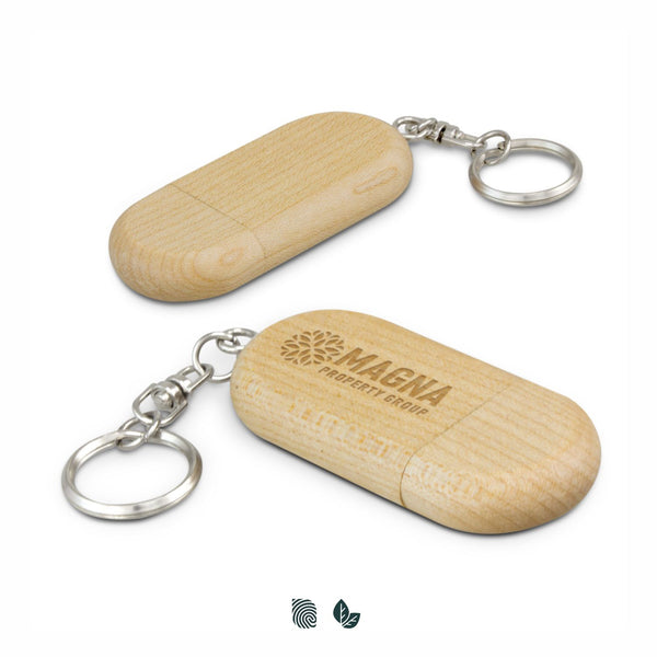 Timber 4GB Flash Drive (Natural)