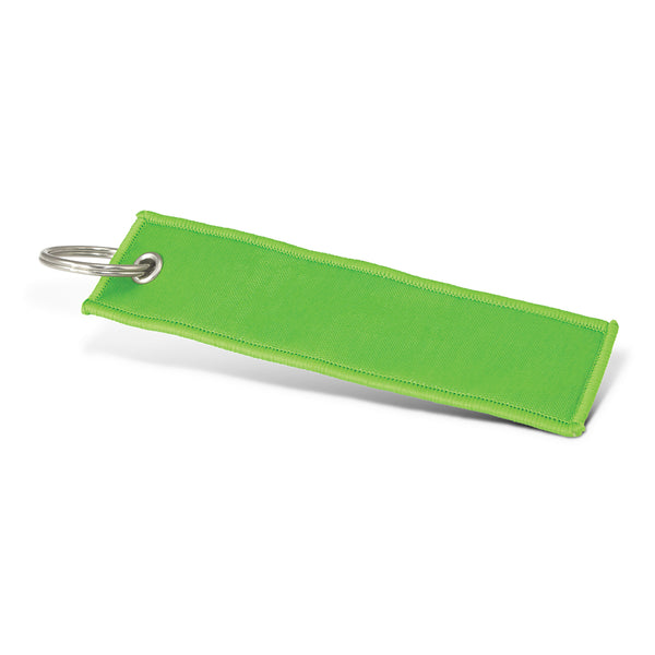 Weft Woven Key Ring (Bright green)