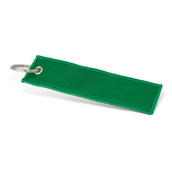 Weft Woven Key Ring (Dark Green)