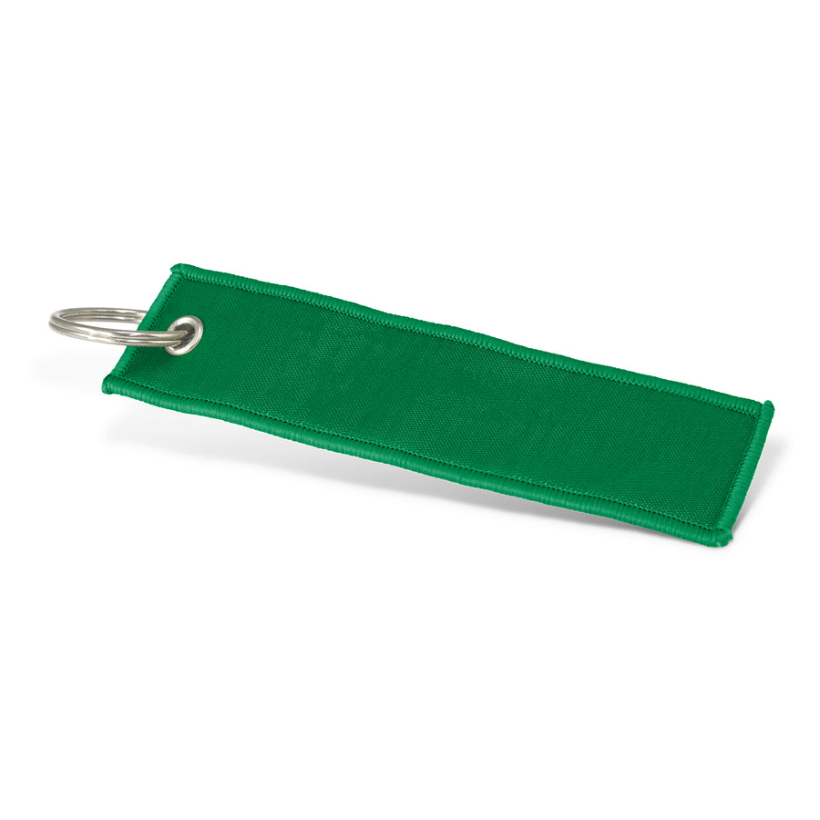 Weft Woven Key Ring (Dark Green)
