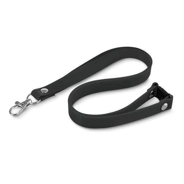 Drift Silicone Lanyard (Black)