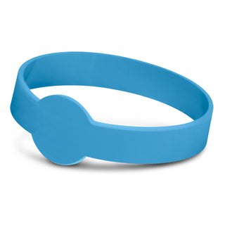 Agogo Xtra Silicone Wrist Band - Debossed (Light Blue)