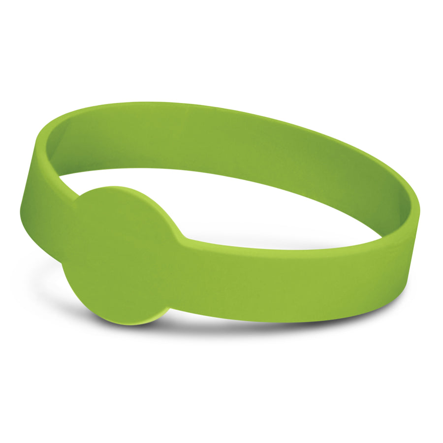 Rally Silicone Wrist Band - Embossed (Bright Green)