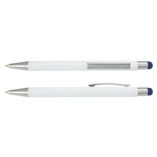 Agogo Lancer Stylus Pen - White Barrel (Dark Blue)