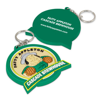 Agogo PVC Key Ring Large - One Side Moulded (Can be produced in almost any spot colour)