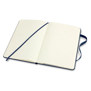 Moleskine Classic Hard Cover Notebook - Medium (Prussian Blue) — Open