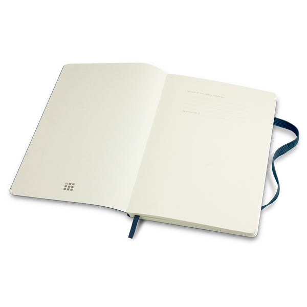 Moleskine Classic Soft Cover Notebook - Large (Sapphire Blue)