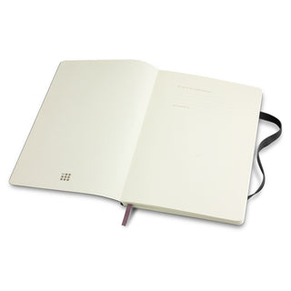 Moleskine Classic Soft Cover Notebook - Large (Sapphire Blue) — First Page