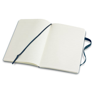 Moleskine Classic Soft Cover Notebook - Large (Sapphire Blue) — Open
