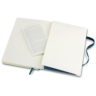 Moleskine Classic Soft Cover Notebook - Large (Sapphire Blue) — Pocket