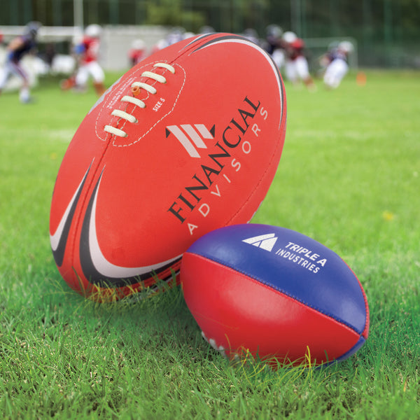 Oval AFL Ball Mini (White)