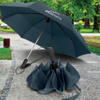 Agogo Prague Compact Umbrella (Navy)