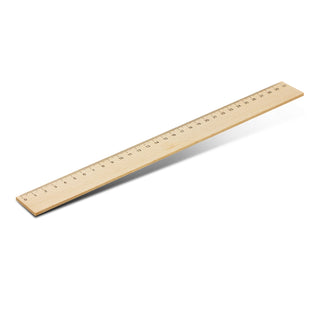 Agogo Wooden 30cm Ruler (Natural)