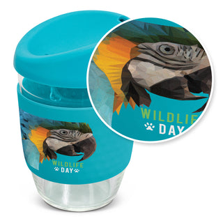Clarity Nova Cup - Borosilicate 350ml (Grey) — Digital Print