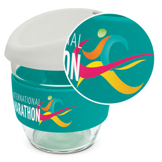 Clarity Cup - Borosilicate 250ml (Dark Green) — Digital Print