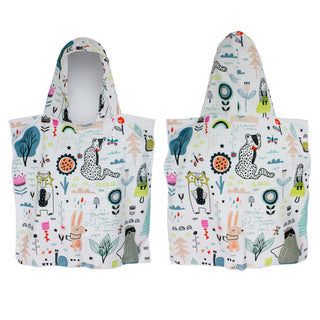 Printwear Kids Hooded Towel (Overlocking - White)