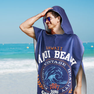 Coast Adult Hooded Towel (Light Blue) — Feature