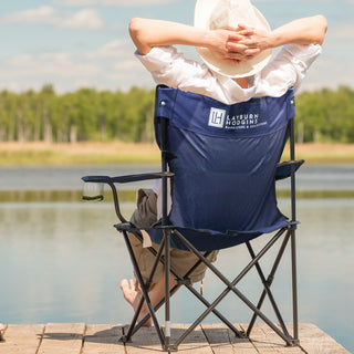 Cascade Folding Chair (Navy) — Feature