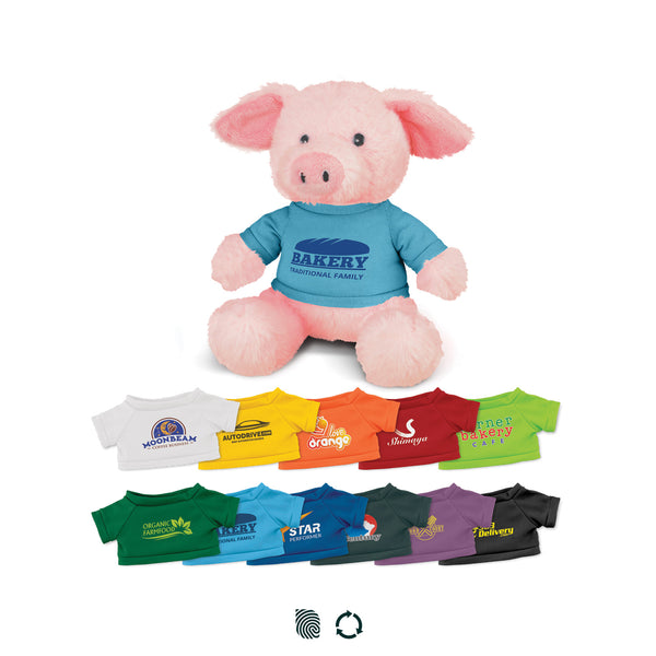 Meadow Pig Plush Toy (Bright Green)