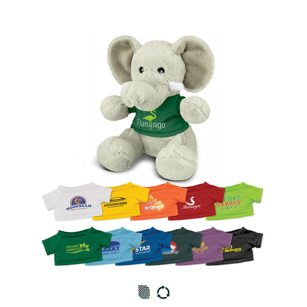 Safari Elephant Plush Toy (Yellow)