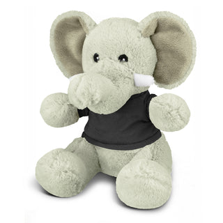 Safari Elephant Plush Toy (Black)