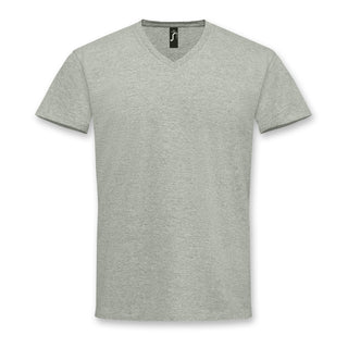 SOLS Imperial Mens V Neck T-Shirt (Grey Melange)