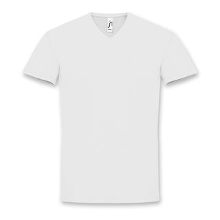 SOLS Imperial Mens V Neck T-Shirt (White)