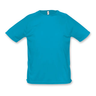 SOLS Sporty Mens T-Shirt (Aqua)