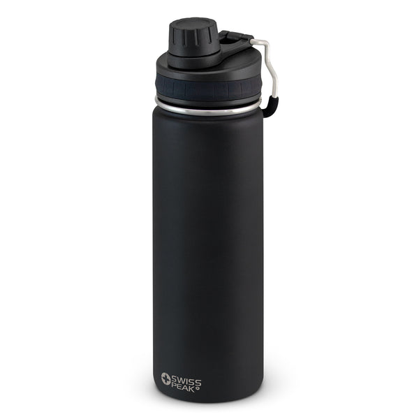 Swiss Peak Vacuum Bottle (Black)