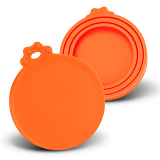 Agogo Silicone Reusable Can Lid (Orange)