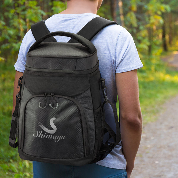 Tundra Cooler Backpack (Black)
