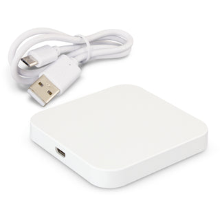 Agogo Vector Wireless Charger - Square (White)