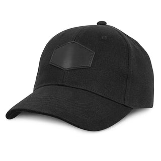 Printwear Falcon Cap with Patch (Black)