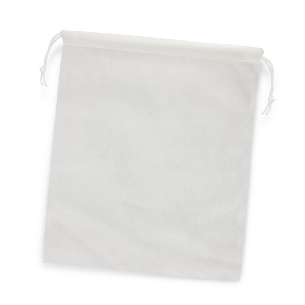 Satchel Drawstring Gift Bag - Large (White)