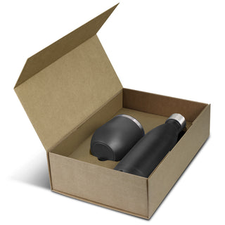 Tasman Cordia Vacuum Gift Set (Bright Green) — Black